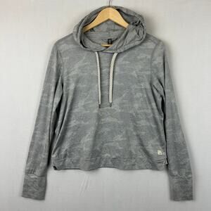Vuori Halo Essential Hoodie Sweatshirt Heathered Gray VW226 Women's Size M